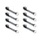 Tie 4 Safe 2" x 10' Lasso Strap w/ D Ring Auto Tie Down Wheel Lift Tow Truck Trailer Black, 8PK TWS21-510-W27-BLK-C-8 - alternate 1